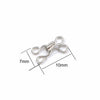 Wholesale Metal Hidden Hook Buttons Handmade Diy Clothing Accessories Jewelry Material
