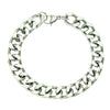 Wholesale Metal Hip Hop Geometric Cuban Chain Unisex Bracelet With Electroplating