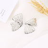 Wholesale Metal Hollow Butterfly Stud Earrings For Women With Electroplating Animal Style