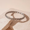 Wholesale Metal Irregular Geometric Opening Bracelet Electroplated Jewelry For Women