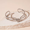 Wholesale Metal Irregular Geometric Opening Bracelet Electroplated Jewelry For Women