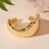 Wholesale Metal Irregular Geometric Opening Bracelet Electroplated Jewelry For Women