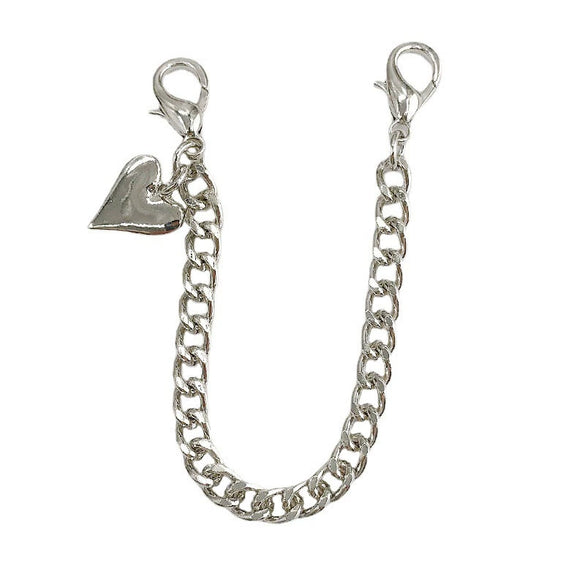 Wholesale Metal Jewelry Accessories Electroplated Love And Chain Pattern Mobile Phone Chain