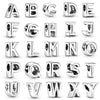 Wholesale Metal Jewelry Accessories Original Design Totem Pattern Beaded Bracelet With English Letters Electroplating