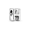 Wholesale Metal Jewelry Accessories Original Design Totem Pattern Beaded Bracelet With English Letters Electroplating