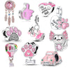 Wholesale Metal Jewelry Accessories Set With Totem Pattern And Electroplating Process Diy Bracelet Fashion Popular Original Design Cartoon Character Style