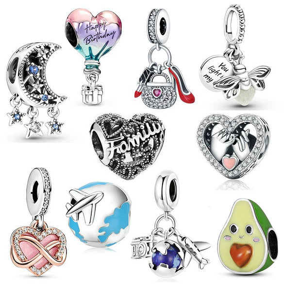 Wholesale Metal Jewelry Accessories Set With Totem Pattern And Electroplating Process Diy Bracelet Fashion Popular Original Design Cartoon Character Style