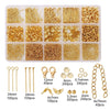 Wholesale Metal Jewelry Making Accessories Set With Circle Pattern For Diy Earrings Bracelet Necklace
