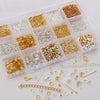 Wholesale Metal Jewelry Making Accessories Set With Circle Pattern For Diy Earrings Bracelet Necklace