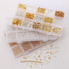 Wholesale Metal Jewelry Making Accessories Set With Circle Pattern For Diy Earrings Bracelet Necklace