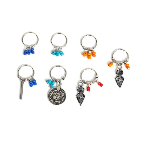 Wholesale Metal Jewelry Retro Geometric Braid Leaves Coin Hair Clip For Women