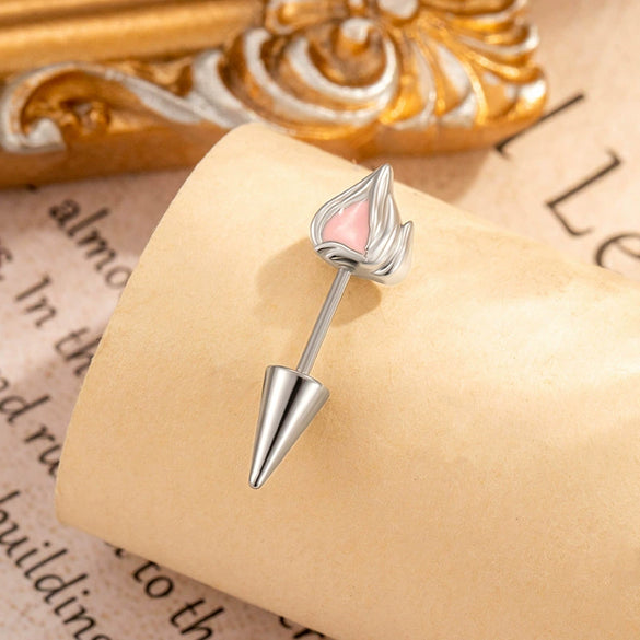 Wholesale Metal Kitten Ear Animal Shape Electroplated Piercing Jewelry For Women