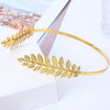 Wholesale Metal Leaf Baroque Headband Electroplated Hair Accessories For Bridal And Unisex Use