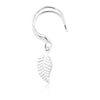 Wholesale Metal Leaf U Shaped Non Pierced Ear Clips Electroplated For Women
