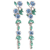 Wholesale Metal Little Fresh Animal And Flower Cut Out Ear Hook Earrings For Women With Electroplating