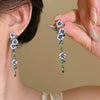 Wholesale Metal Little Fresh Animal And Flower Cut Out Ear Hook Earrings For Women With Electroplating