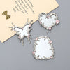 Wholesale Metal Love Butterfly Square Makeup Mirror Accessories With Electroplating For Women In Y2k Style And Irregular Shape