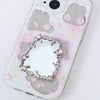Wholesale Metal Love Butterfly Square Makeup Mirror Accessories With Electroplating For Women In Y2k Style And Irregular Shape