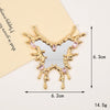 Wholesale Metal Love Butterfly Square Makeup Mirror Accessories With Electroplating For Women In Y2k Style And Irregular Shape