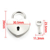 Wholesale Metal Love Lock Shape Necklace Luggage Accessories Electroplating