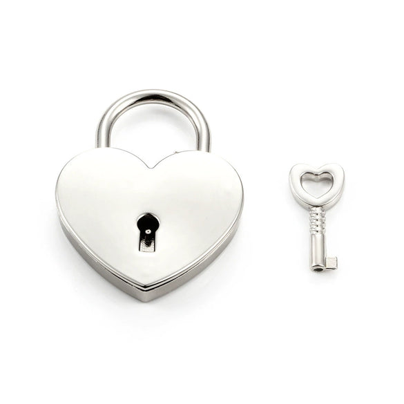 Wholesale Metal Love Lock Shape Necklace Luggage Accessories Electroplating