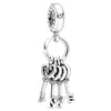 Wholesale Metal Love Pendant Unicorn Beaded Bracelet With Electroplating And Totem Pattern