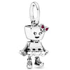 Wholesale Metal Love Pendant Unicorn Beaded Bracelet With Electroplating And Totem Pattern