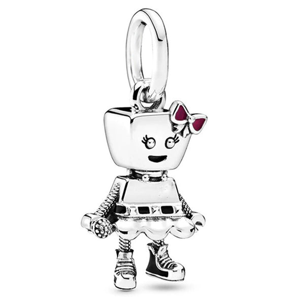 Wholesale Metal Love Pendant Unicorn Beaded Bracelet With Electroplating And Totem Pattern