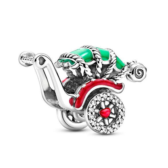 Wholesale Metal Love Pendant Unicorn Beaded Bracelet With Electroplating And Totem Pattern