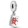 Wholesale Metal Love Pendant Unicorn Beaded Bracelet With Electroplating And Totem Pattern