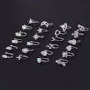 Wholesale Metal Microinlaid Zircon Geometric Nose Ornaments Electroplated Fashion Jewelry For Women