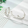 Wholesale Metal Microinlaid Zirconia Star Earrings