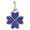 Wholesale Metal Minimalist Fourleaf Clover Totem Diamondencrusted Spring Flower Pendant Diy Bracelet Accessories With Electroplating