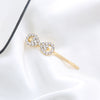 Wholesale Metal Natural Geometric Style Electroplated Women's Pearl Side Hair Clip Hair Accessory