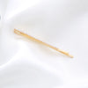 Wholesale Metal Natural Geometric Style Electroplated Women's Pearl Side Hair Clip Hair Accessory