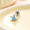 Wholesale Metal Opal Saturn Ear Nails With Geometric Pattern For Women