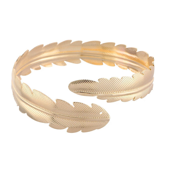Wholesale Metal Open Arm Ring And Bracelet Baroque Style Geometric Electroplated Iron