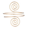 Wholesale Metal Open Multi Layer Arm Ring And Bracelet With Geometric Style And Electroplating Treatment