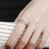 Wholesale Metal Open Ring For Women Heart Shape Copper Electroplated Retro Style
