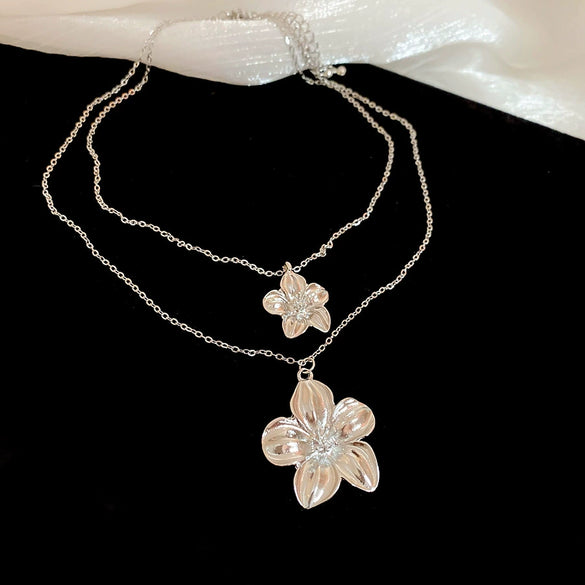 Wholesale Metal Oval Earrings And Necklace Set With Cross Crown Roman Numerals Pattern For Women Electroplated Light Luxury Style Clavicle Chain