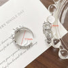 Wholesale Metal Pearl Ring Electroplated Irregular Torus Diy Handmade
