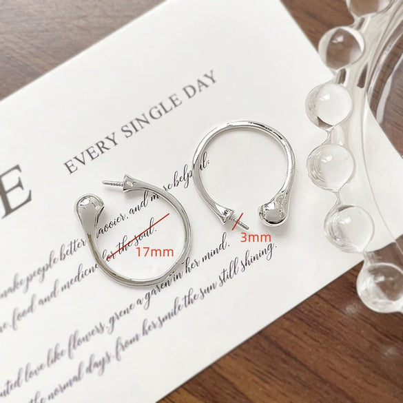 Wholesale Metal Pearl Ring Electroplated Irregular Torus Diy Handmade