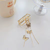 Wholesale Metal Pearl Tassel Butterfly Handmade Hair Clip For Women