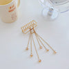 Wholesale Metal Pearl Tassel Butterfly Handmade Hair Clip For Women