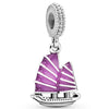 Wholesale Metal Pendant Bracelet With Dolphin Frog Starfish Shapes And Totem Pattern Electroplated And Diamondembedded