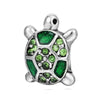 Wholesale Metal Pendant Bracelet With Dolphin Frog Starfish Shapes And Totem Pattern Electroplated And Diamondembedded