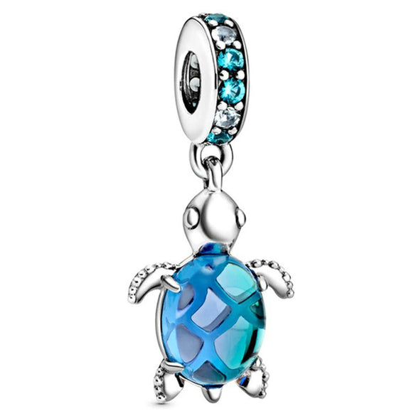 Wholesale Metal Pendant Bracelet With Dolphin Frog Starfish Shapes And Totem Pattern Electroplated And Diamondembedded