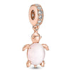 Wholesale Metal Pendant Bracelet With Dolphin Frog Starfish Shapes And Totem Pattern Electroplated And Diamondembedded