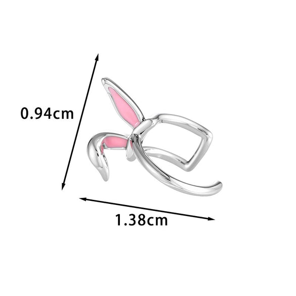 Wholesale Metal Rabbit Ear Bone Clip Lovely Style Electroplating