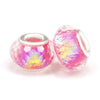 Wholesale Metal Resin Beads Totem Pattern Electroplated Bracelet And Necklace Beaded Accessories